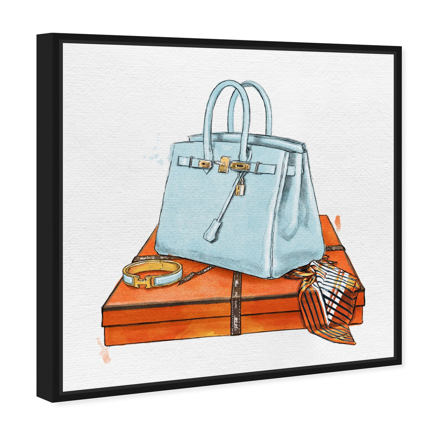 Oliver Gal Everything But My Bag Canvas Wall Art - #23H50