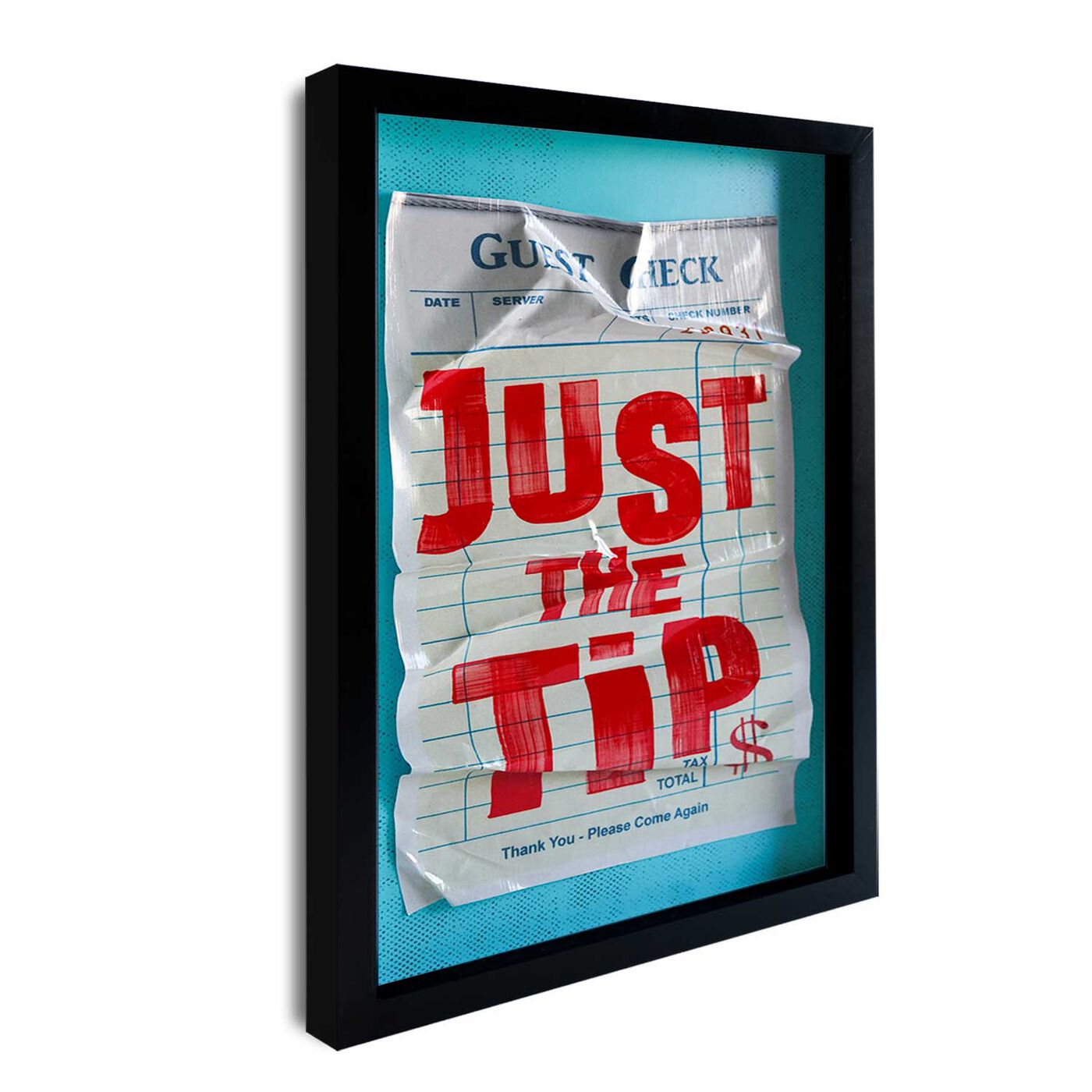 Angled view of Tips Only - Limited Edition art.