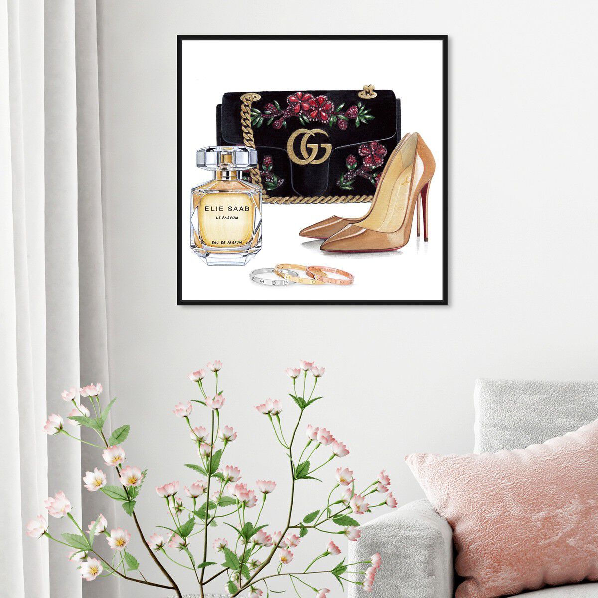 Doll Memories - Perfume and Shoes | Fashion and Glam Wall Art by