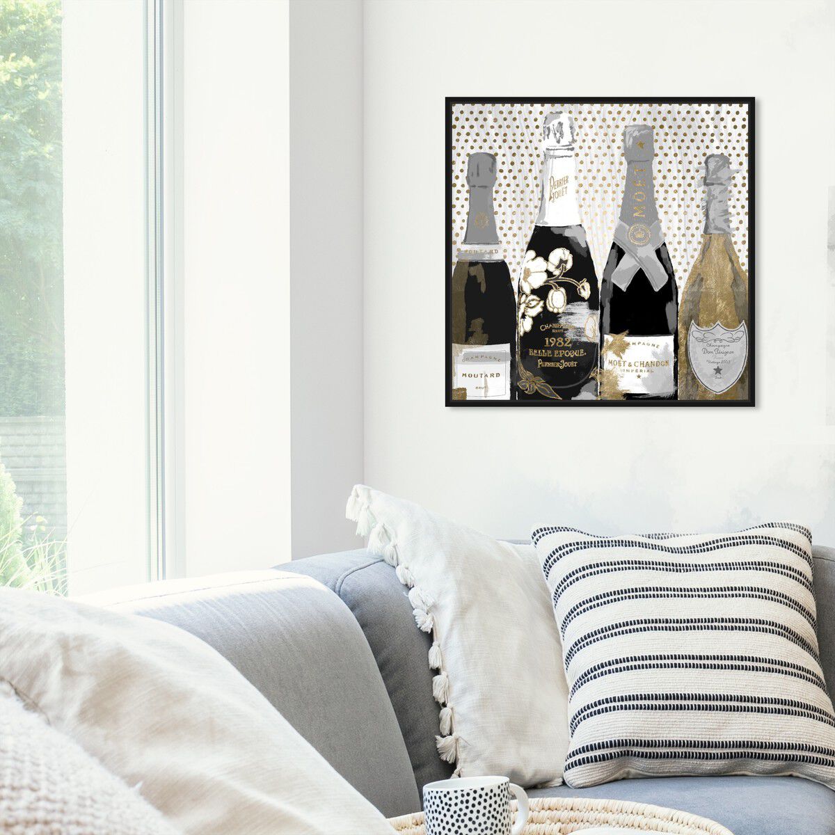 Pass the Bottle Night II | Wall Art by Oliver Gal