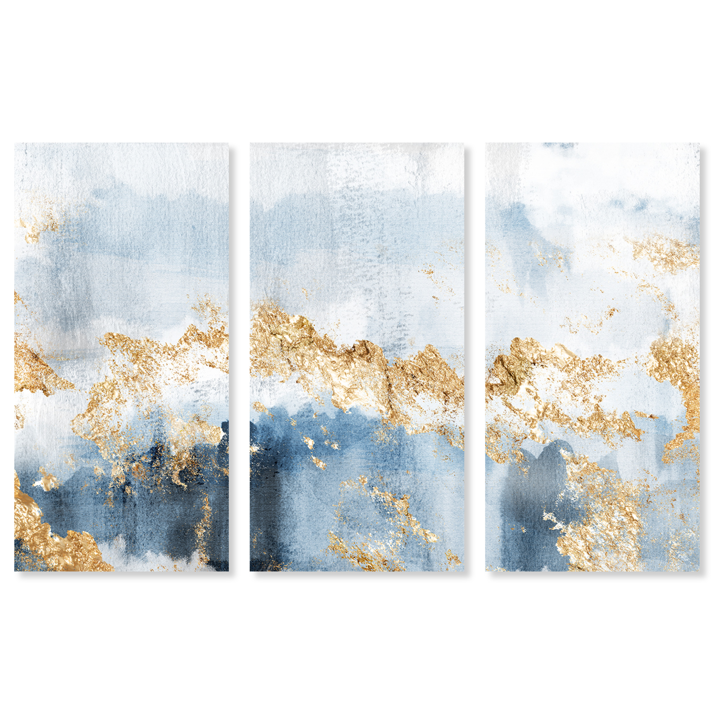 Eight Days a Week Triptych 51x34x3 | Abstract Wall Art by Oliver Gal