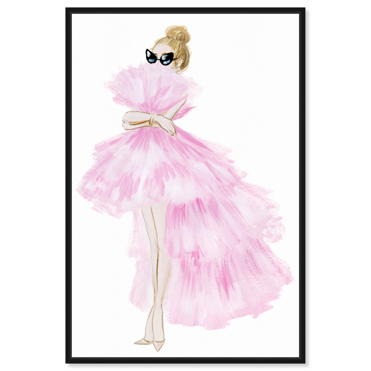 Pink Tutu Dress | Fashion and Glam Wall Art by Oliver Gal