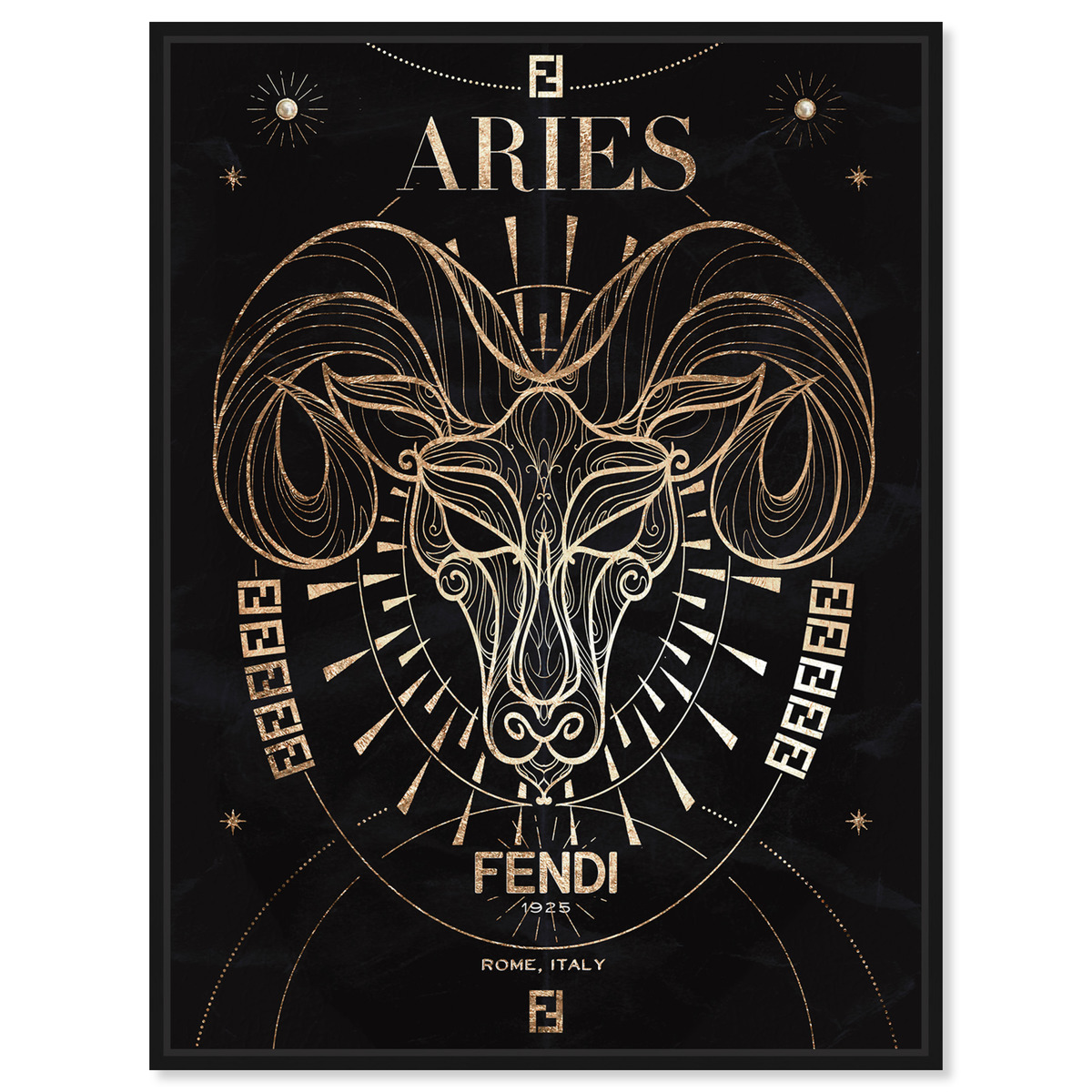 Mémoire d'un Aries |Zodiac Wall Art by Oliver Gal