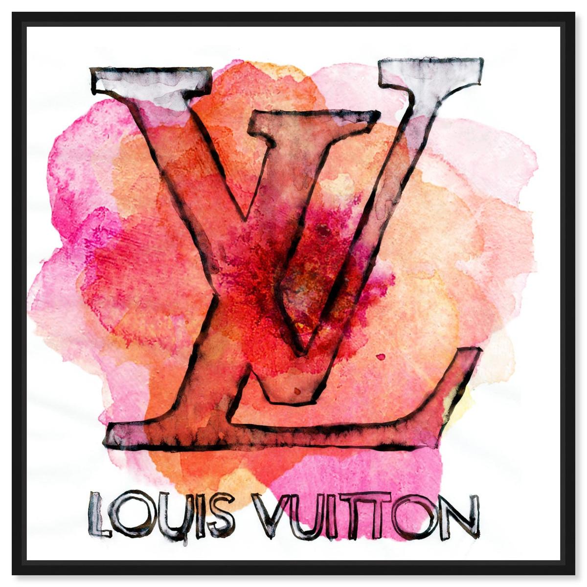 Oliver Gal Louis Vuitton LV Monogram Canvas Fashion Wall Art 16