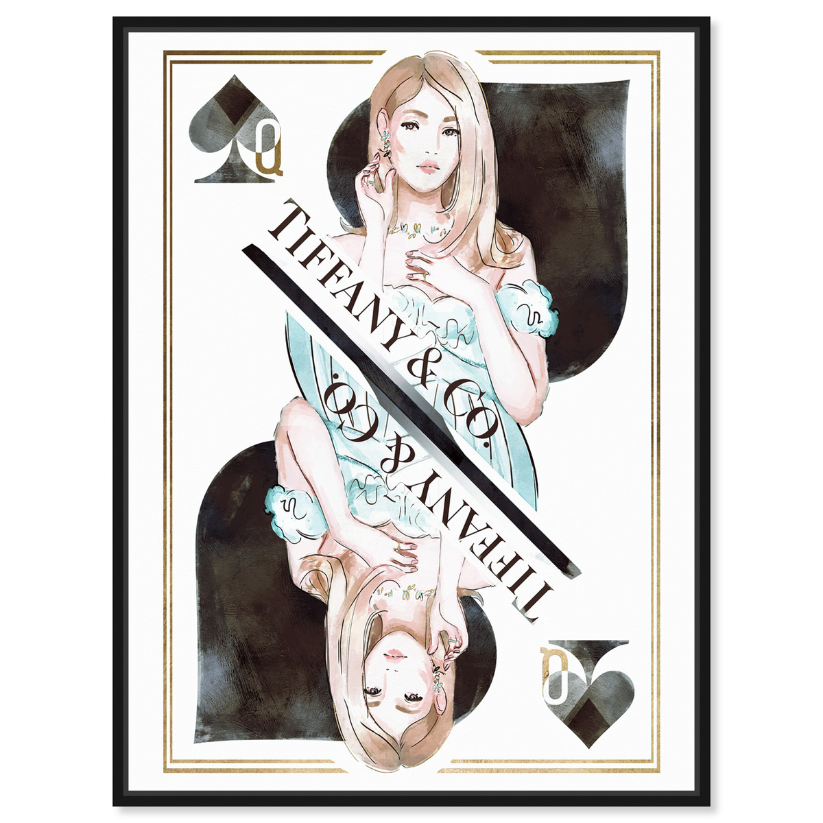 Queen of Spades Precious | Limited Edition Oliver Gal Wall Art