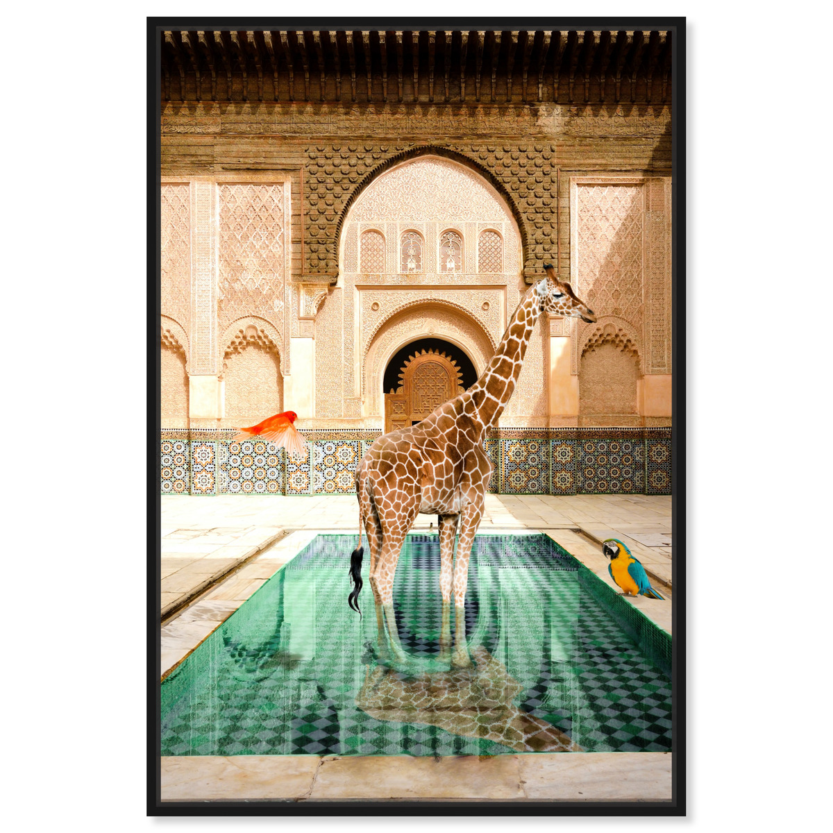 Animal Bath | Animals Wall Art by The Oliver Gal